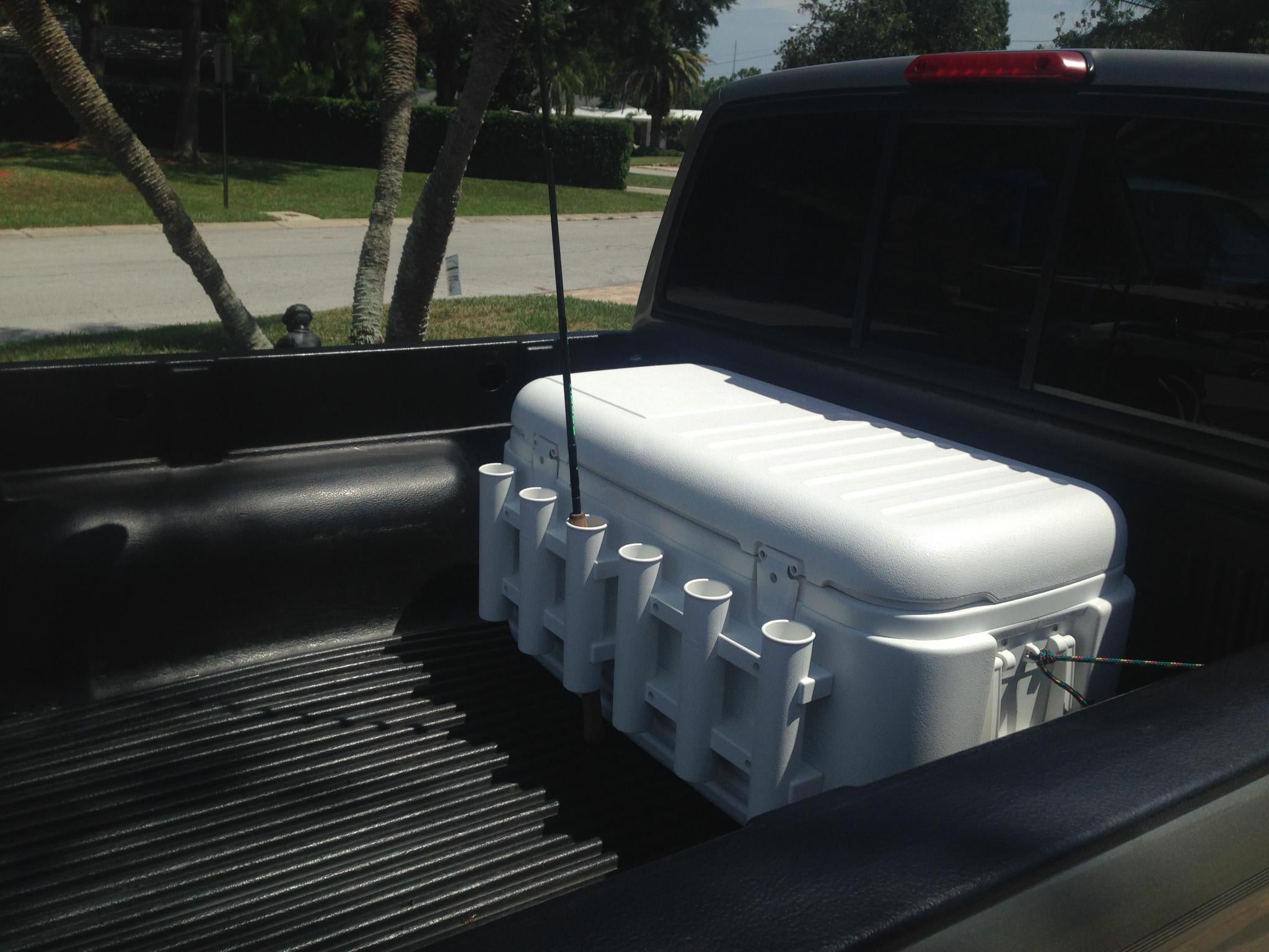 Bed Cooler/Fishing Rod Holders