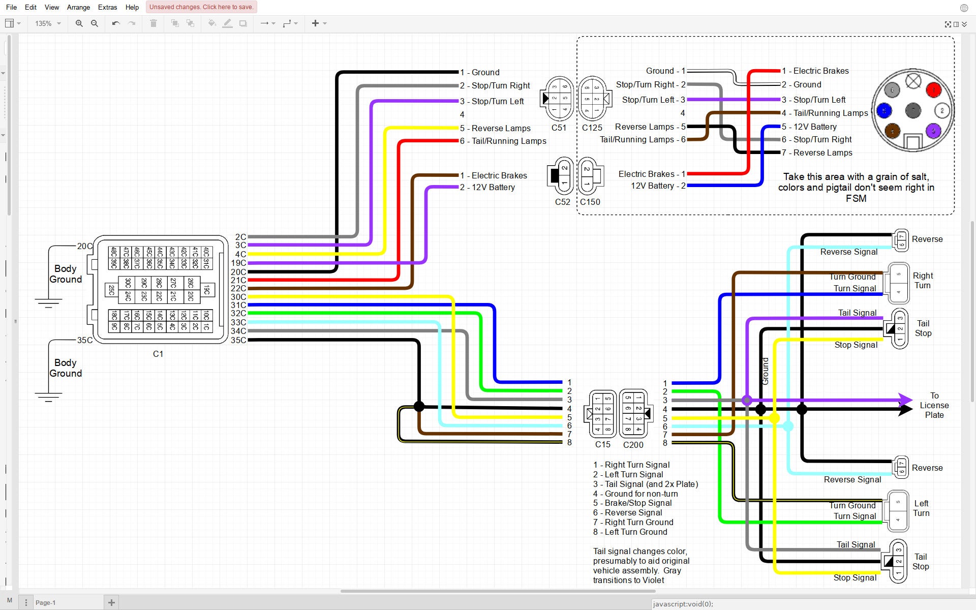 Constant 12V on the 7 pin trailer lighting wiring harness - Nissan Frontier Forum